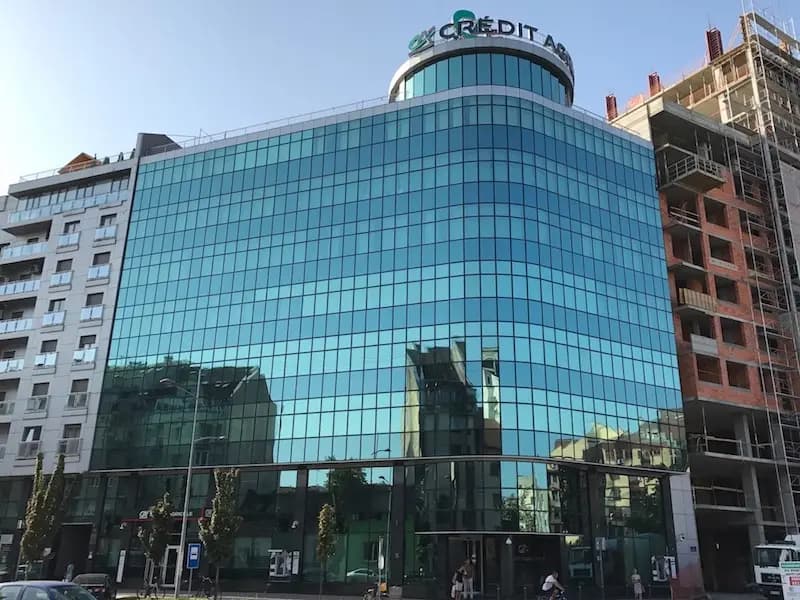 Credit Agricole banka — Ugrađene folije za stakla 1