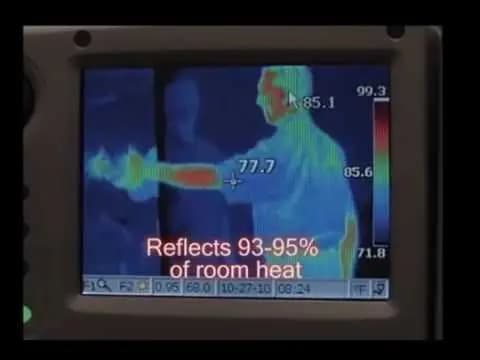 Demonstracija toplotne zaštite termoizolacionih folija