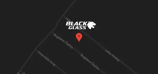 Lokacija Black Glass Novi Sad